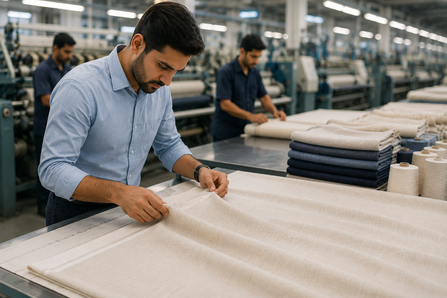 Sapphire Linen textile manufacturing and products
